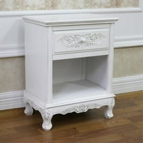 Windsor 1-Drawer Carved End Table