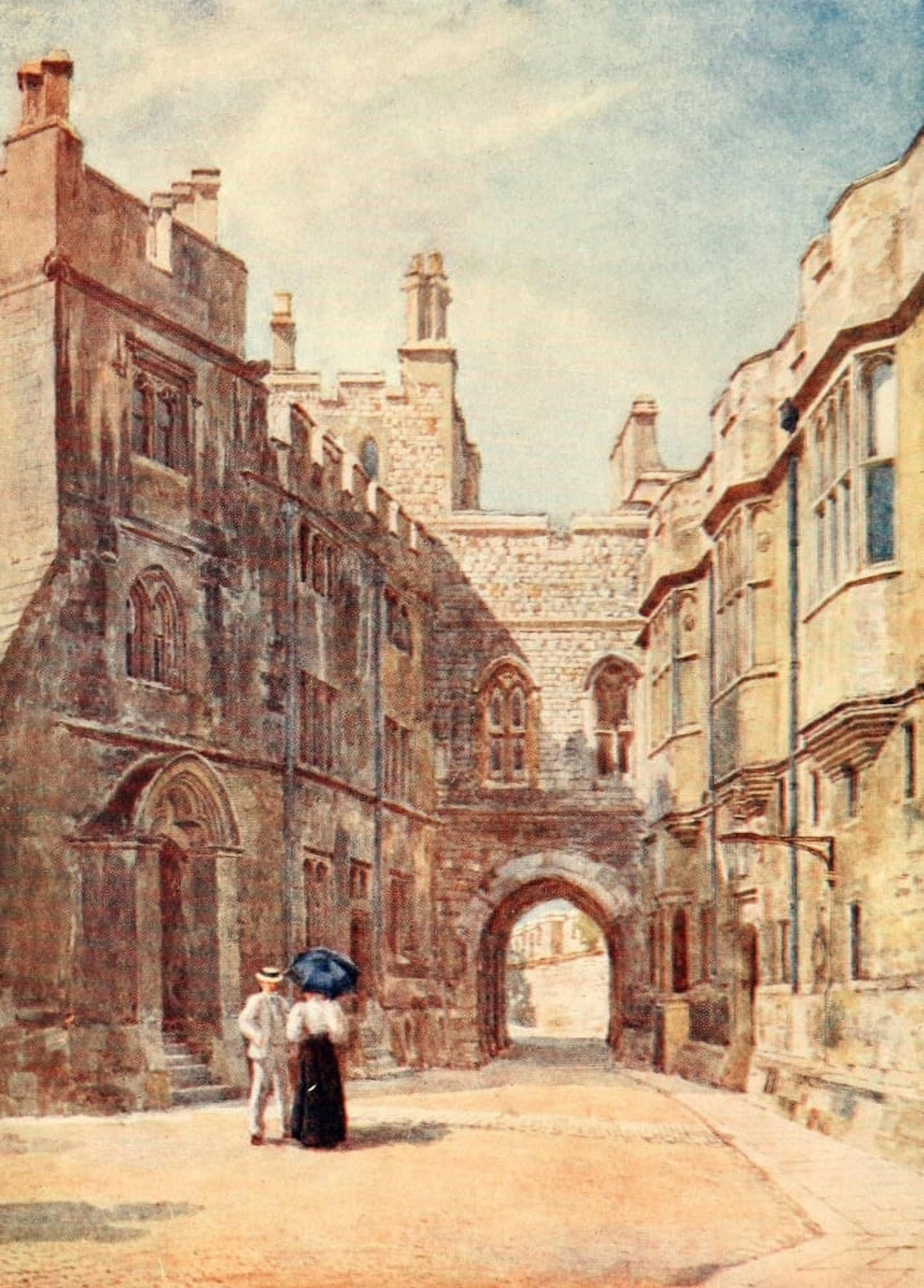 Windsor 1908 Norman Gate Canvas Art - George Henton (18 x 24)