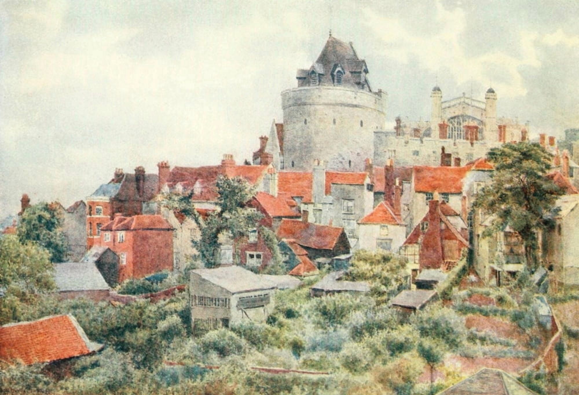 Windsor 1908 West end Canvas Art - George Henton (18 x 24)