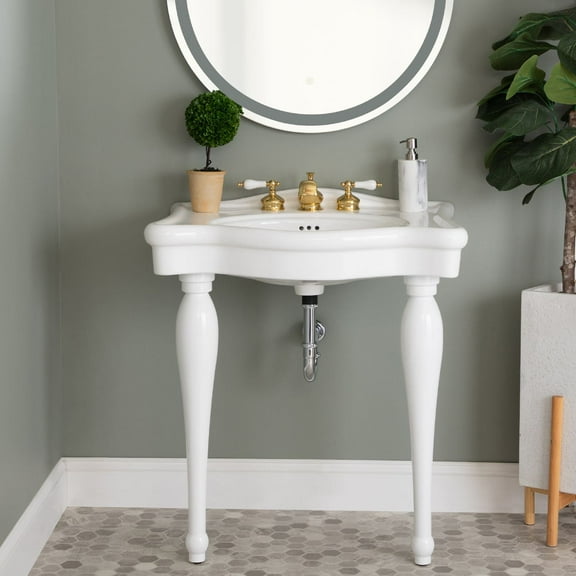 Windsor 30 Inch Console Bathroom Sink