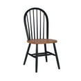 thumbnail image 1 of Windsor 37" High Spindleback Chair - Plain Legs - Black/Cherry, 1 of 2
