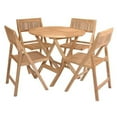 thumbnail image 1 of Windsor 5-Pieces Folding Round Bistro Set, 1 of 6