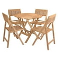thumbnail image 1 of Windsor 5-Pieces Folding Round Bistro Set, 1 of 6