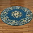 thumbnail image 1 of Windsor Acanthus Leaf Handcrafted Wool Round Rug 93" Round, 1 of 1