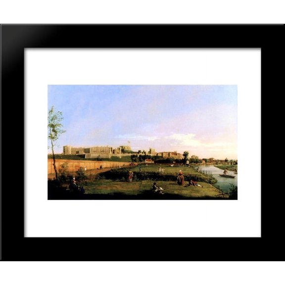 Windsor Castle 20x24 Framed Art Print by Canaletto