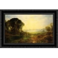 thumbnail image 1 of Windsor Castle 24x17 Black Ornate Wood Framed Canvas Art by Moran, Thomas, 1 of 2