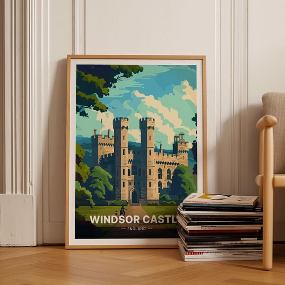 Windsor Castle England Travel Wall Decor