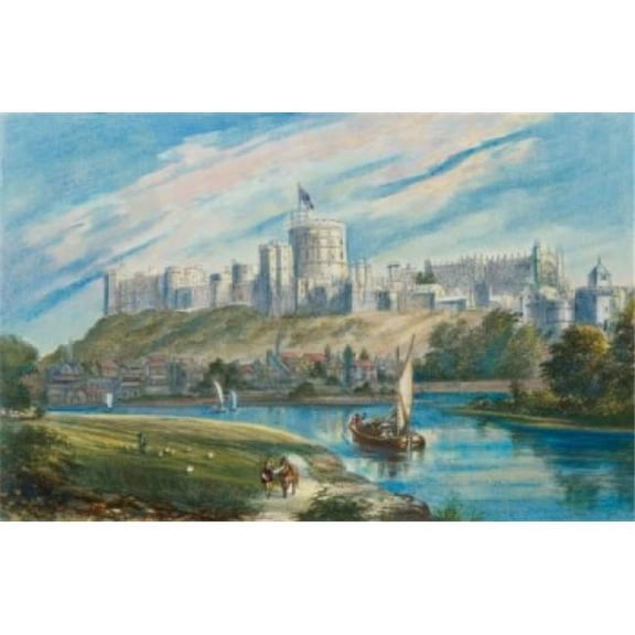 Windsor Castle World History & Great Britian Poster Print - 18 x 24 in.