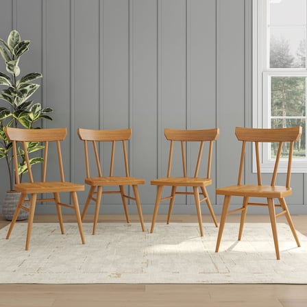 Windsor Dining Chair (4 pack), Pecan