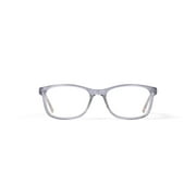 Windsor Eyes Youth Adolofo Teammate Square Prescription Eyeglasses with Case, Crystal Gray