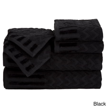 Windsor Home Chevron Cotton 6 Piece Towel