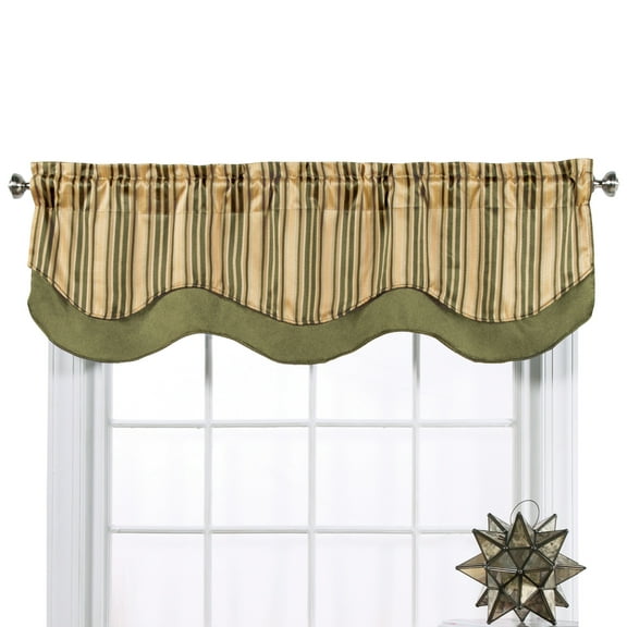 Windsor Jacquard Layered Valance