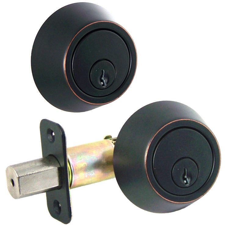 Windsor Oil Rubbed Bronze Double Cylinder Deadbolt Door Lock