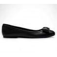 thumbnail image 1 of Windsor Smith Womens Black Leather Flat Shoes With Bow - Bunny, 1 of 8