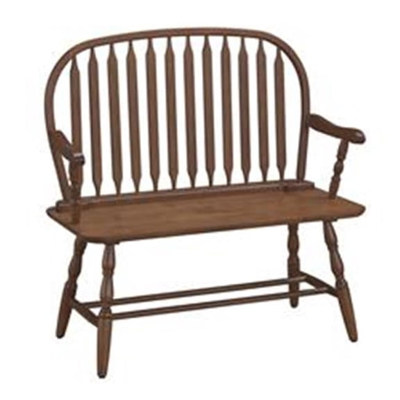 Windsor Wooden Bench, Elm