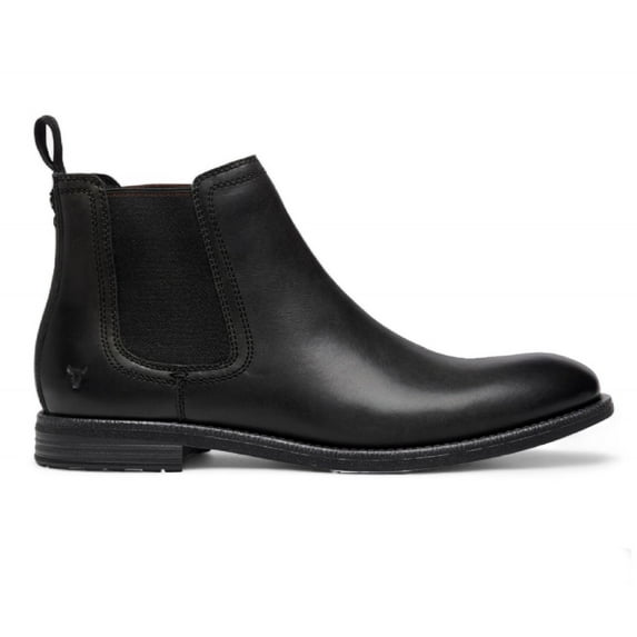 Windsorsmith Mens Black Leather Chelsea Ankle Dealer Boots - Sergio