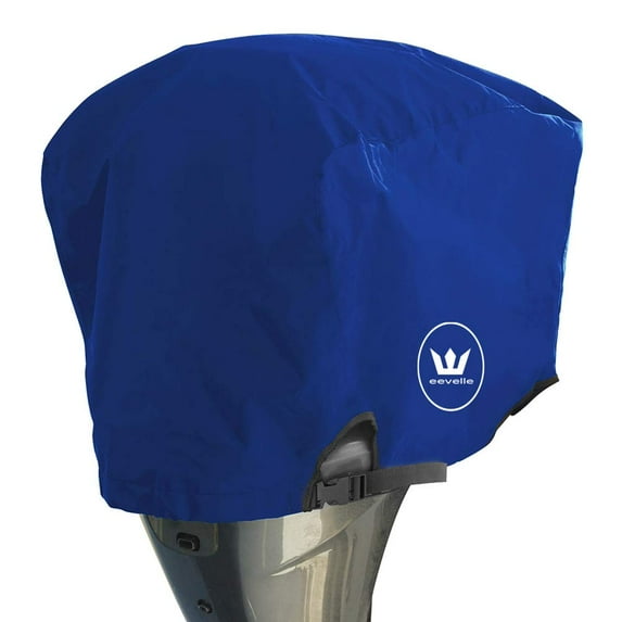Windstorm Outboard Boat Motor Covers Heavy Duty 600D Polyester Marine Canvas - 8 Colors