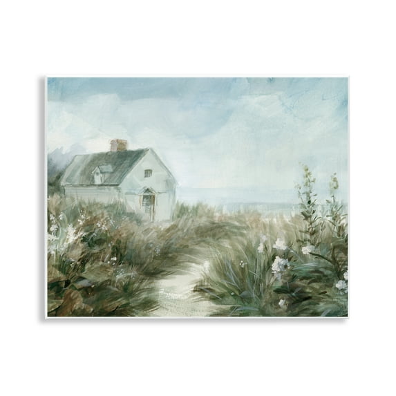 Stupell Industries Windswept Cottage by Sea Wall Plaque Art, design by Danhui Nai, 11 x 14