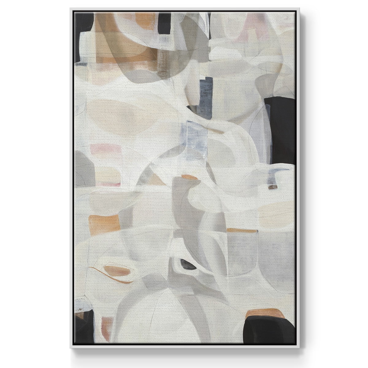 Windswept Framed Premium Gallery Wrapped Canvas - Ready to Hang - 25 x 37 - White Floating Frame