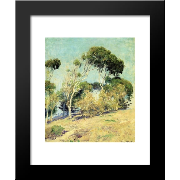 Windswept Trees, Laguna 20x24 Framed Art Print by Guy Rose