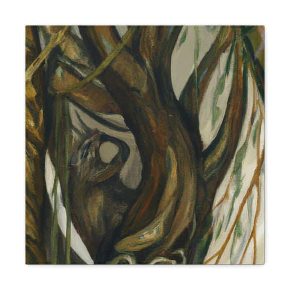 Windswept Willow Reflection - Canvas