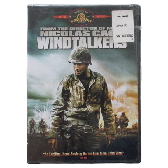 Windtalkers 2002 DVD NICHOLAS CAGE MARK RUFFALO Navajo Code WWII