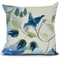 thumbnail image 1 of Windy Bloom Floral Print Outdoor Pillow, 1 of 1