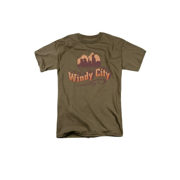 Windy City Chicago Funny Adult T-Shirt Tee