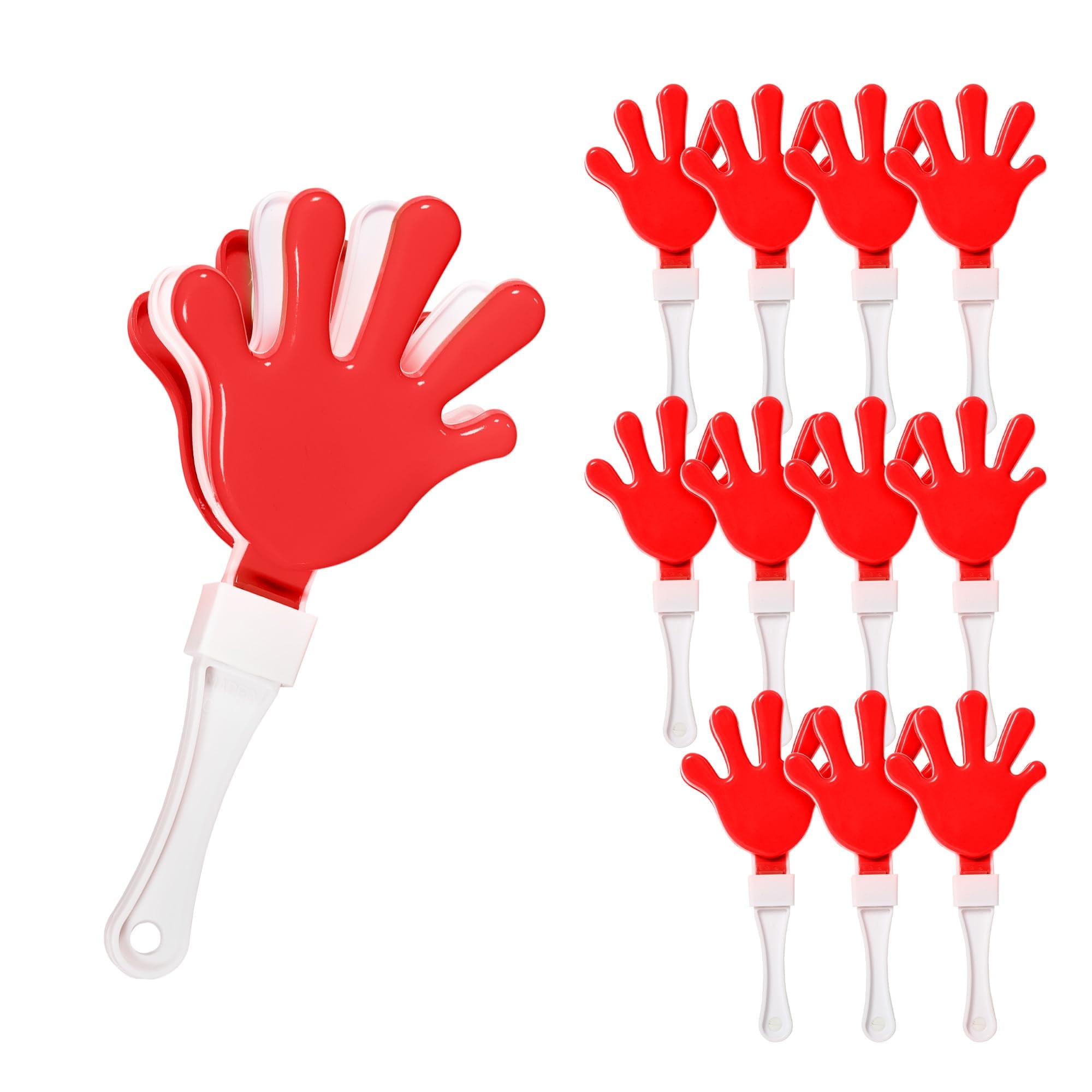 Windy City Novelties Neon Tambourines – 12-Pack, 5.5 Inch Party Noisemakers For Kids & Adults