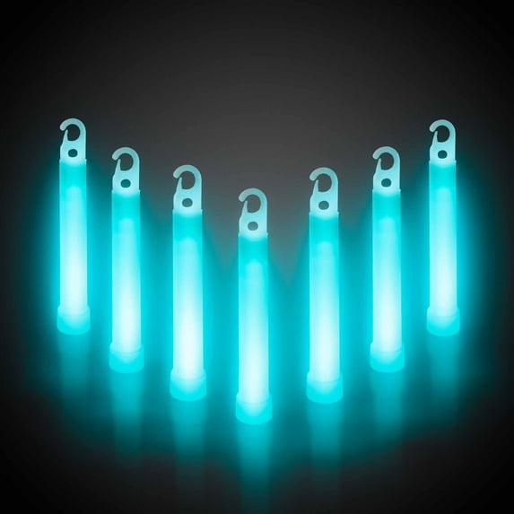 Windy City Novelties - 50 Pack - 4" Premium Glow Sticks (Aqua)