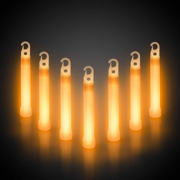 Windy City Novelties - 50 Pack - 4" Premium Glow Sticks (Orange)