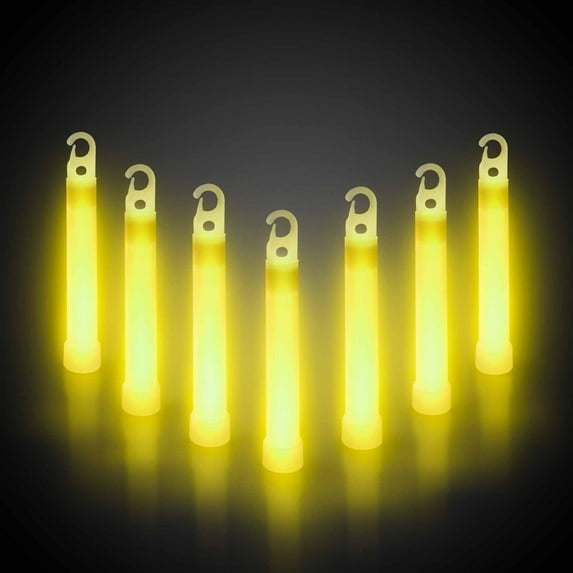 Windy City Novelties - 50 Pack - 4" Premium Glow Sticks (Yellow)
