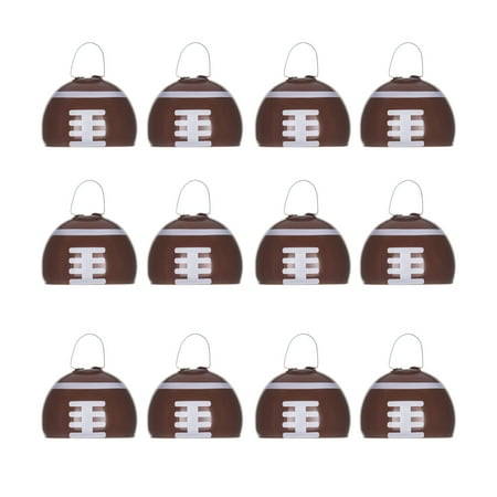 Windy City Novelties Metal Cowbell Noise Makers - 3 Inch - 12 - Pack - Football