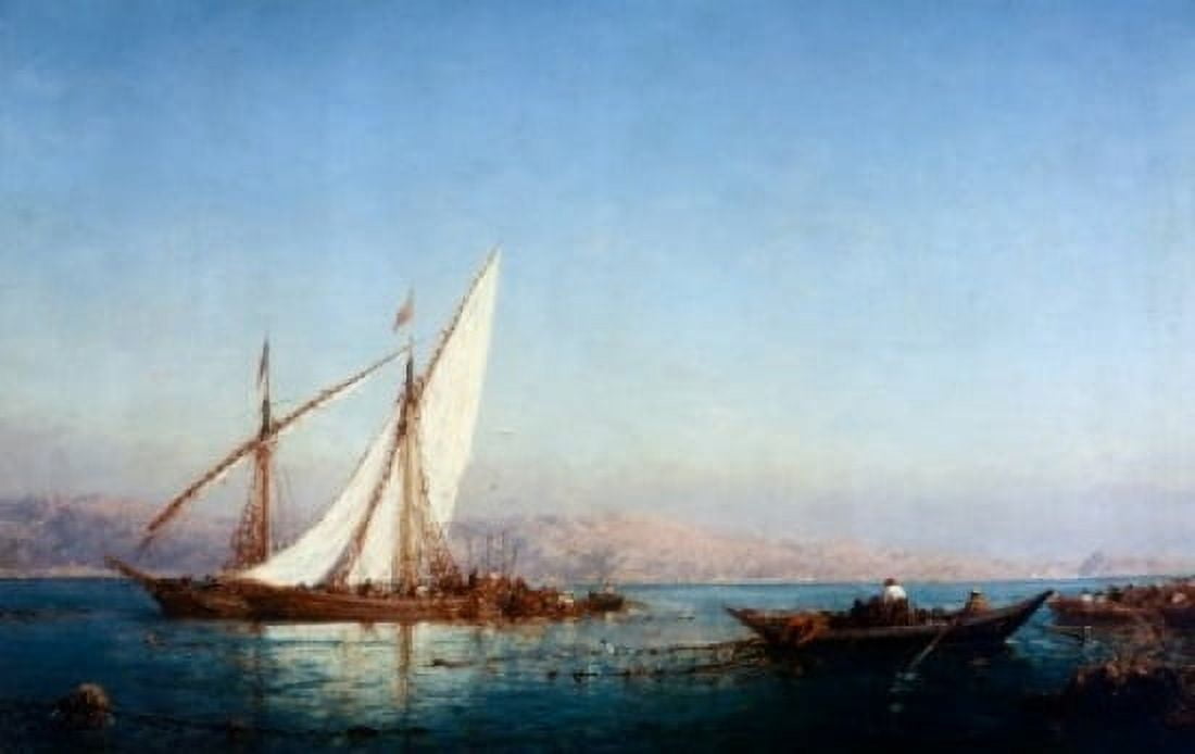 Windy Day A Kaemerer Fredrick (1839-1902Dutch) Canvas Art - Fredrick A Kaemerer (24 x 36)