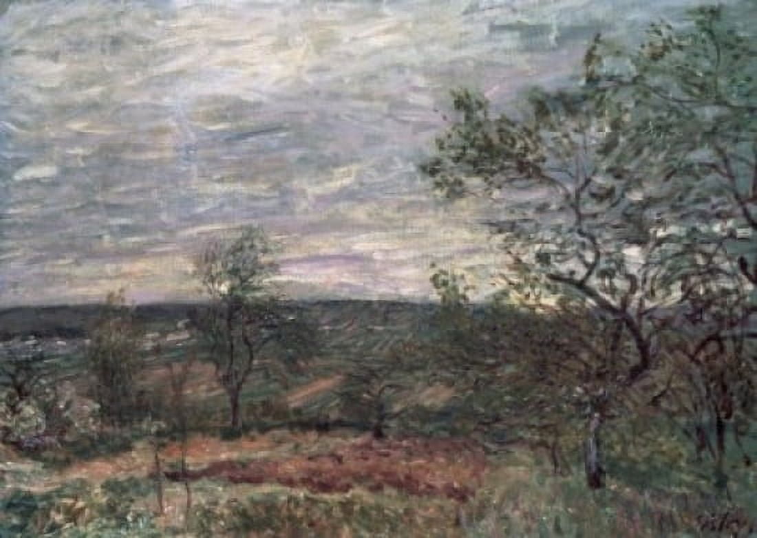 Windy Day in Vienna Alfred Sisley (1839-1899French) Oil on canvas Pushkin Museum of Fine Arts Moscow Canvas Art - Alfred Sisley (24 x 36)