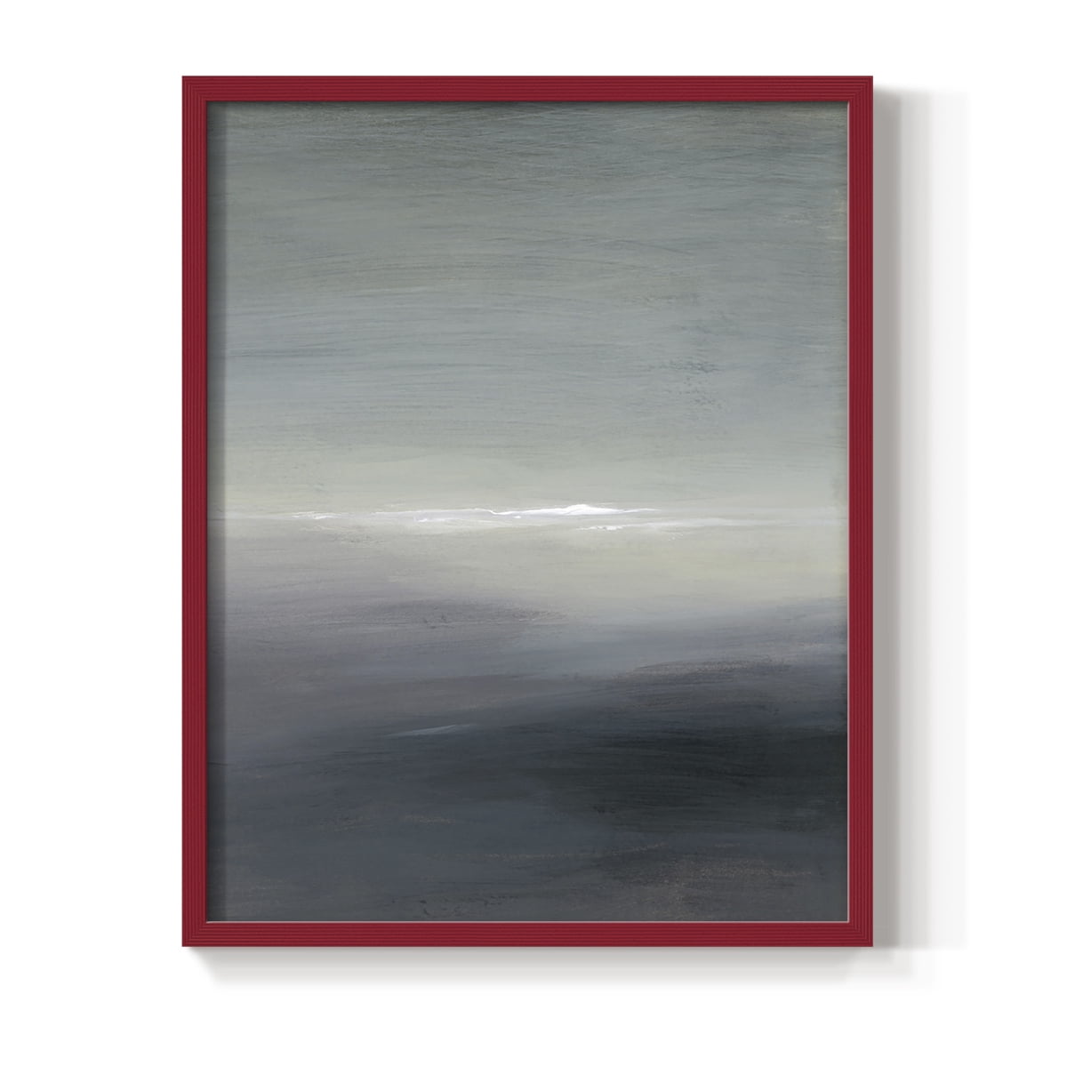 Windy Moor II Framed Print - Solid Wood in Single Picture Frame Solid Wood 2 Framed Print