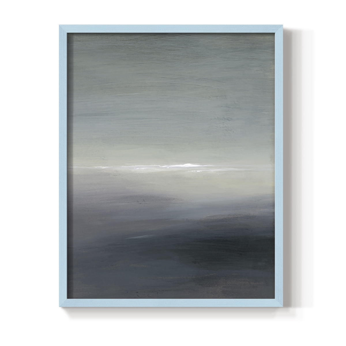 Windy Moor II Framed Print - Solid Wood in Single Picture Frame Solid Wood 2 Framed Print