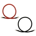 thumbnail image 1 of Windy Nation 4/0 Gauge Red + Black Pure Copper Inverter Cables (5 ft, 3/8" in. and 5/16" in. and Lugs Both Ends) Electrical Wire, 1 of 6