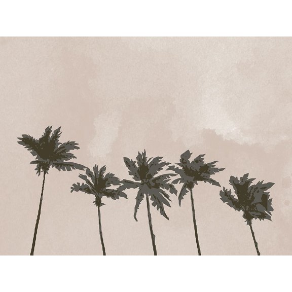 Windy Palm Trees Poster Print - 1x Studio II (36 x 24)