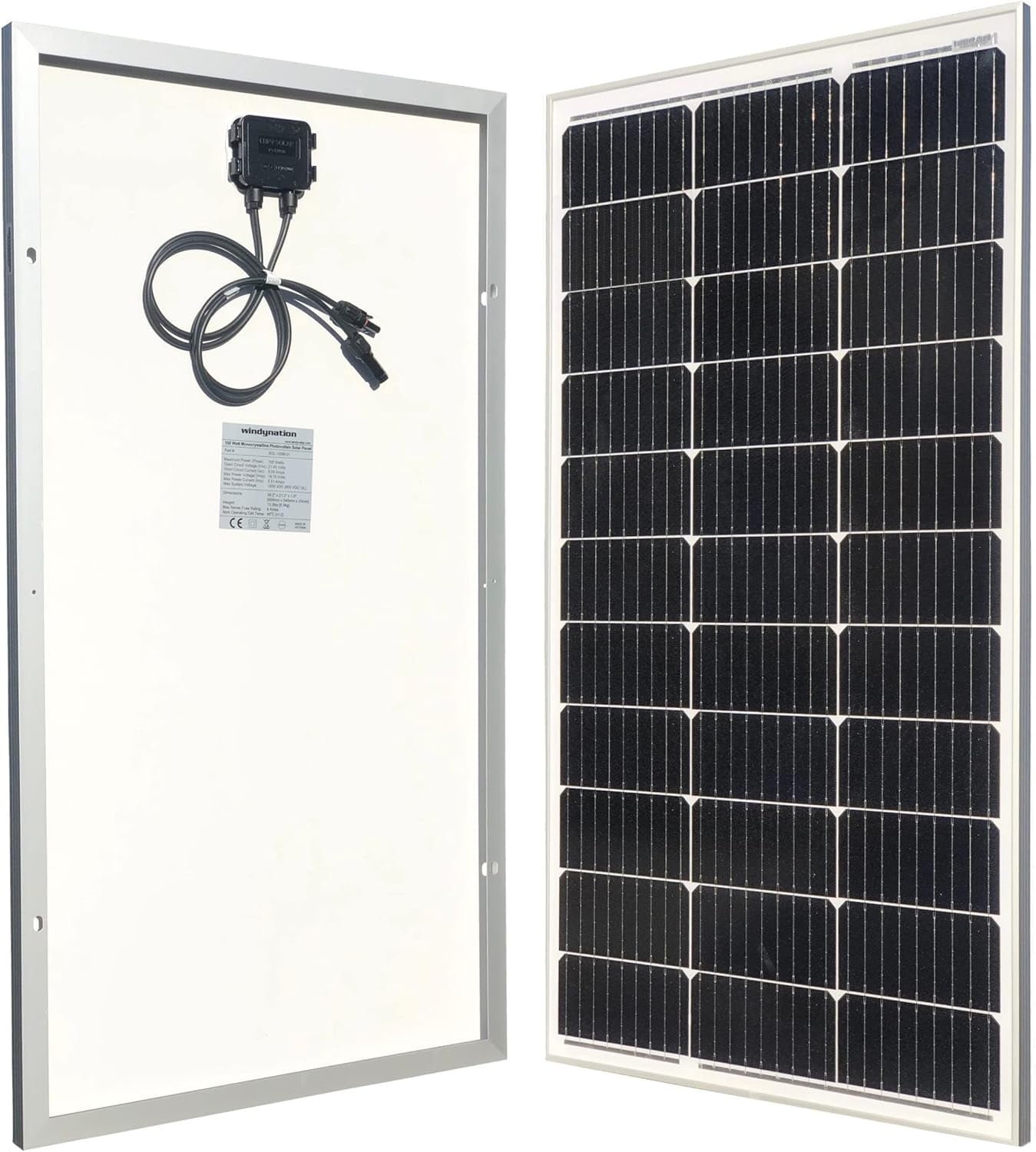 WindyNation - Cavo di alimentazione per inverter da CC a AC, per inverter camper, auto, solare, marino, fuori griglia