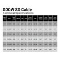 thumbnail image 1 of WindyNation 14 Feet 8/4 8 AWG SOOW SO Cable Cord Wire - 8 Gauge 4 Conductor 600V Portable Power Extension Cord Cable for EV Chargers, Motor Leads, Portable Lights, Battery Chargers, and Machinery, 1 of 4