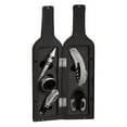 thumbnail image 1 of Wine Accessories Gift Set - Wine Bottle Corkscrew Opener Kit, Drip Ring, Foil Cutter and Wine Pourer and Stopper in Novelty Bottle-Shaped Case Valentine's Gift,Gifts for Wine Lovers, 1 of 5