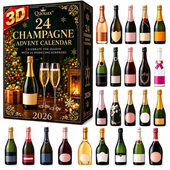 Wine Advent Calendar 2026 for Adults, One Champagne a Day