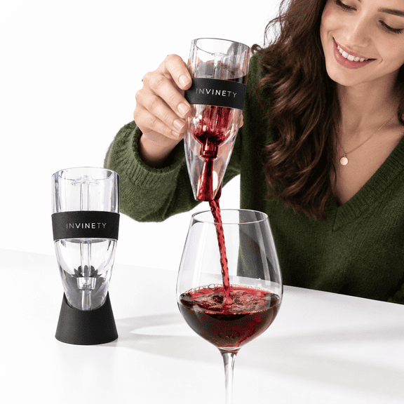 Wine Aerator 3-Level All-In-One Diffuser Decanter Oxygenator for Enhanced Flavors