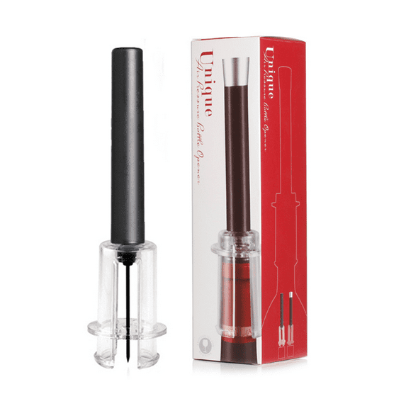 Wine Air Pressure Pump Bottle Opener Set With Foil Cutter Simple Wine Pump Cork Remover Perfect Wine Gift