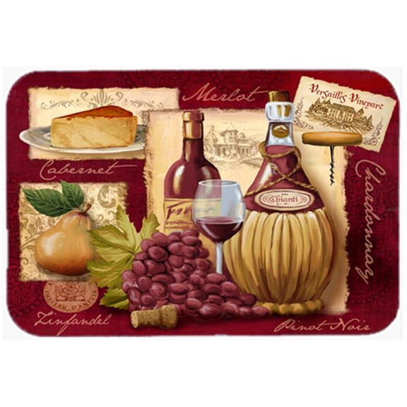 Wine And Cheese Glass Cutting Board, Large