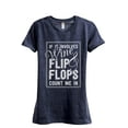 thumbnail image 1 of Wine And Flip Flops Count Me In Women's Fashion Relaxed T-Shirt Tee Heather Navy Large, 1 of 3