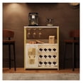 thumbnail image 1 of Wine Bar Cabinet with Adjustable Shelves Wine Cooler, Mini Bar for Home, Farmhouse Wooden Wines Rack, 36″ Tall Liquor Cabinet for Home, Kitchen,Dinning Room,Living Room,, 1 of 8