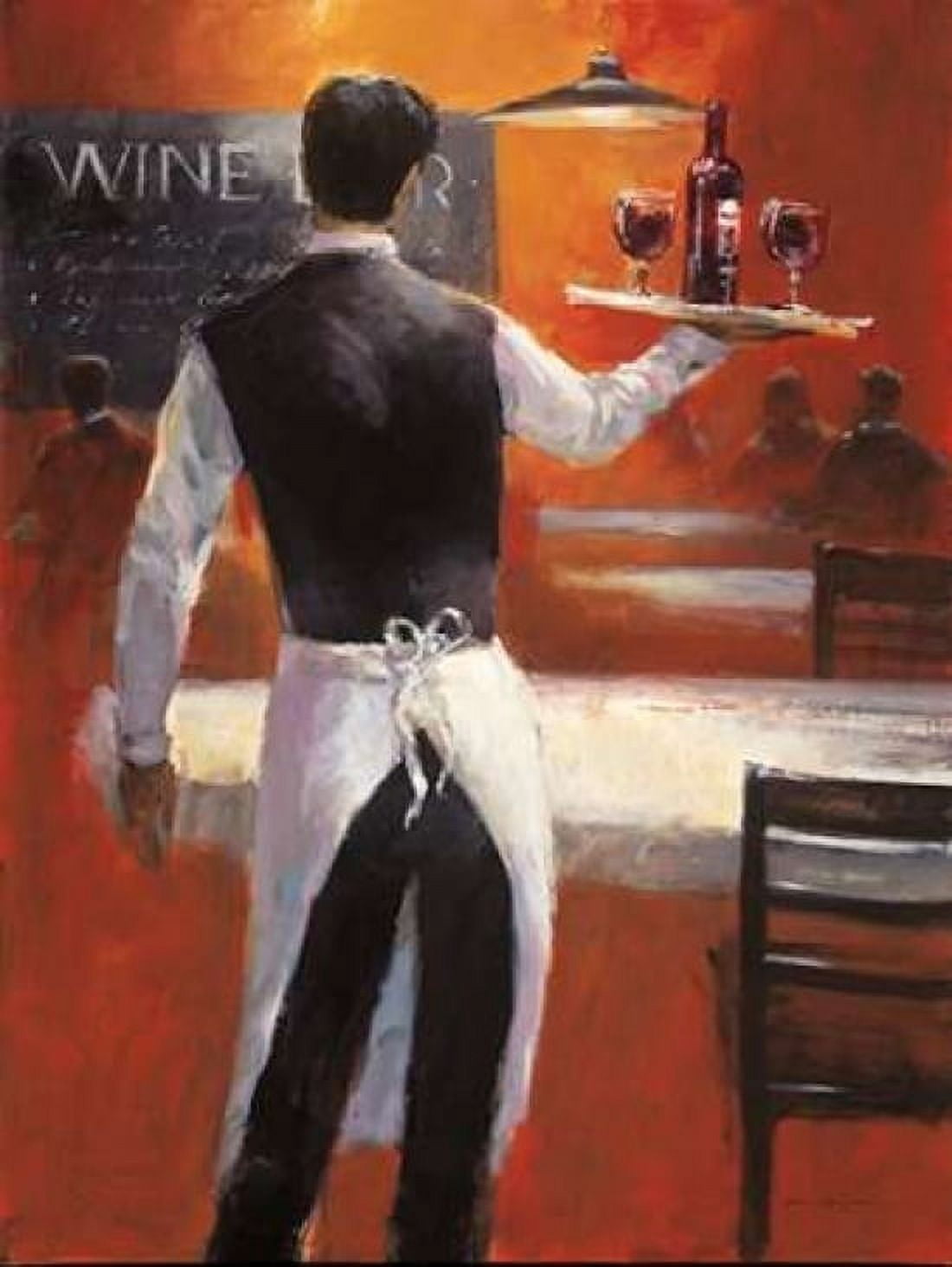Wine Bar Canvas Art - Brent Heighton (22 x 28)