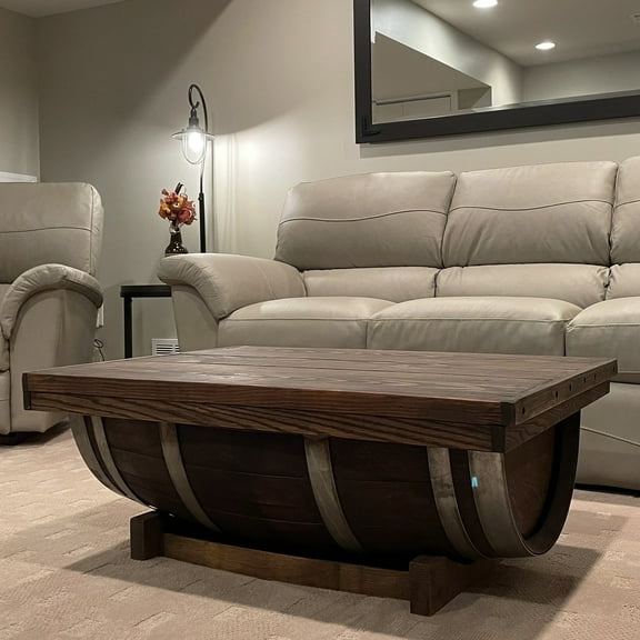 Wine Barrel Coffee Table
